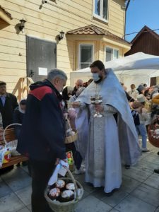 Освящение куличей
